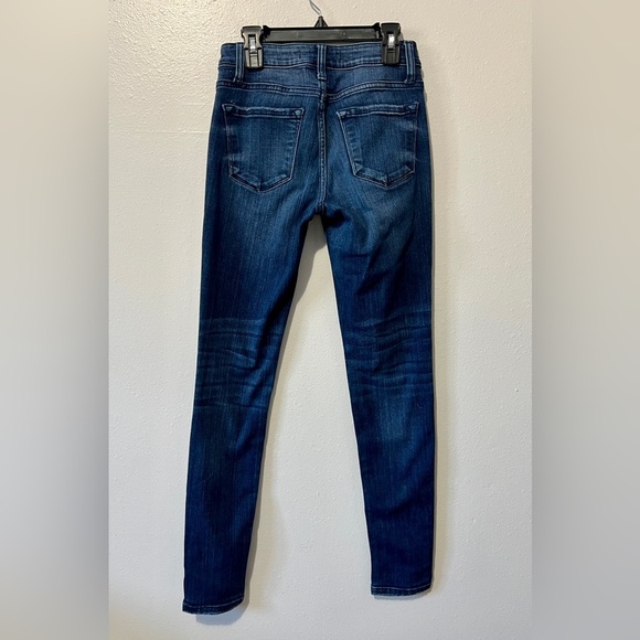 KanCan Dark Wash Distressed Skinny Jean - Size 25 - Picture 5 of 11